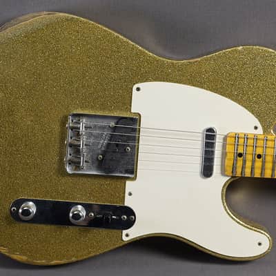 Fender Custom Shop Telecaster 1955 REL Gold Sparkle 2020 image 1