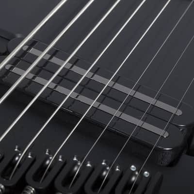 Schecter PT-8 MS Black Ops - Satin Black Open Pore (622) image 10