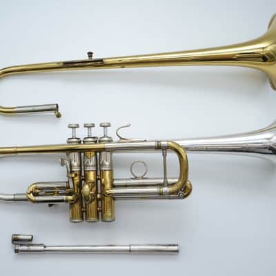 Bach Early Elkhart Corporation 229/239 C Trumpet 1966 image 1