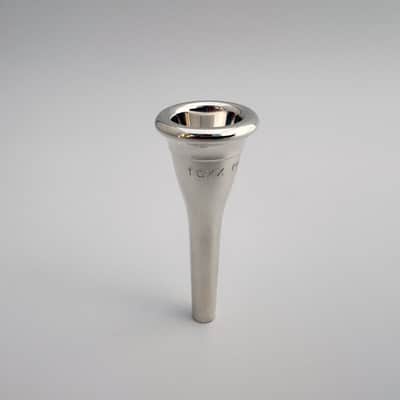 Faxx MC - French Horn One-Piece Mouthpiece - Silver-Plated image 1