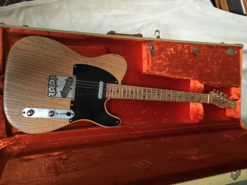 Fender Telecaster Blackguard 1955 Natural Original Tele - Tweed