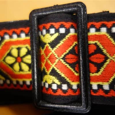 Vintage 60/70s guitar strap Japan Ace Style #23 image 2