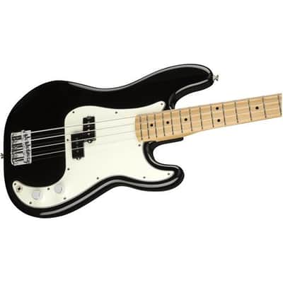 Fender Player Precision Electric Bass Guitar, Maple Fingerboard, Black image 4
