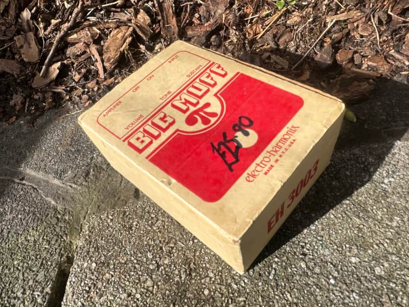Vintage EHX Electro-Harmonix Big Muff clean and boxed image 1
