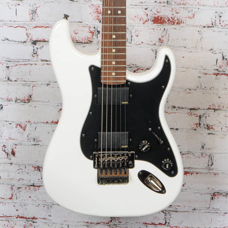 Squier - 2018 Contemporary Active Stratocaster HH Electric Guitar Olympic White - USED image 1