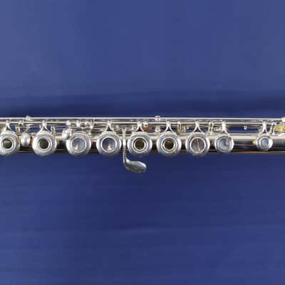 EF Dean Flutemakers 1895 Open-Hole Silver Flute w/ Case image 9