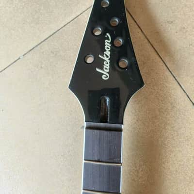 Black Jackson Guitar Maple Wood Neck, Rosewood Fingerboard image 5