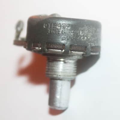 Vintage 1974 Fender Audio Stackpole 1 Meg Potentiometer Solid Shaft Pot Telecaster image 3