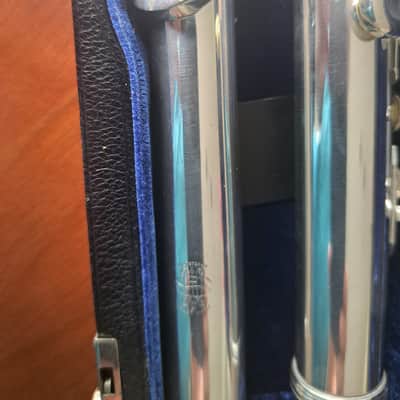 Wm. S. Haynes Closed Hole Silver Flute, Ser. no. 35593. 1966, New COA image 4