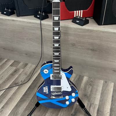 Bud Light Les Paul style 2010s - Blue on blue image 1