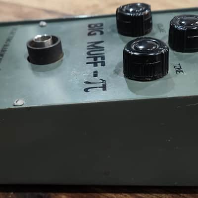 RARE! Electro-Harmonix (Sovtek) Green Russian Big Muff V7 Bubble Font 1994 Russia image 8