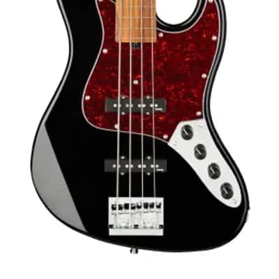 Sadowsky MetroExpress 21-Fret Vintage J/J Bass, Morado Fingerboard, Fretless With Lines, 4-String - Solid Black High Polish image 2