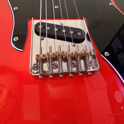 Fender Telecaster Custom Orange Solid Body Electric Guitar 2010s - Gloss Red-Orange image 13