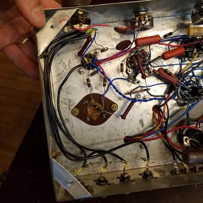 Merrell Hi-Fi Williamson Mono 12 Watt Integrated Tube Amp MA 12 Component Selector Stancor 1960 - Gold Silver Brown image 13