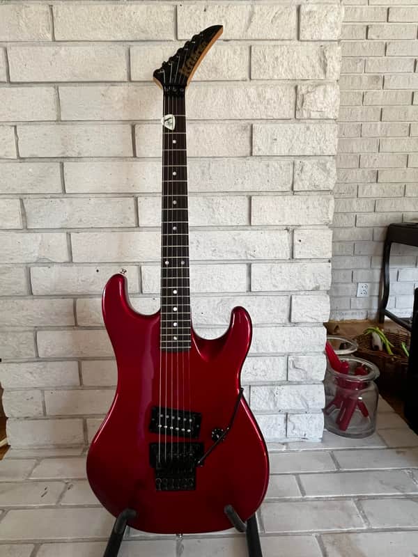 Kramer Baretta II 1988 - Red (Jon Levins signed guitar - DOKKEN) image 1