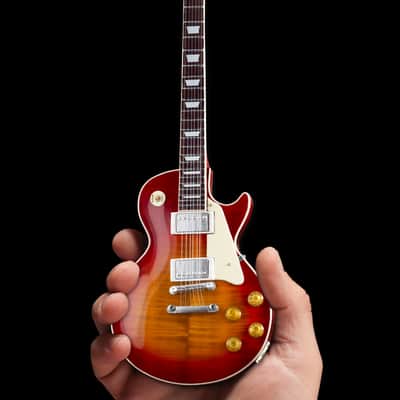 SET of 3 Miniature Gibson Guitars Classic Les Pauls - '59 Sunburst, Gold Top, and Black Beauty! image 2
