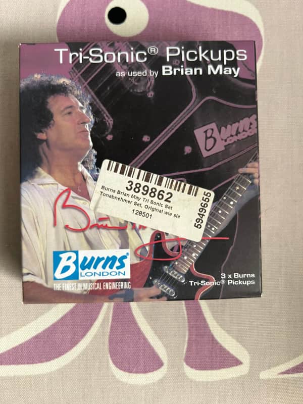 Burns Tri Sonic Brian May Pickups 2020s - Chrome image 1