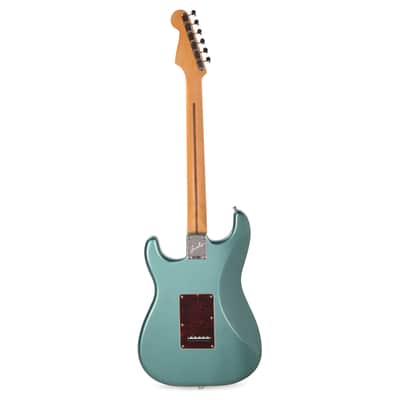 Fender American Professional Classic Stratocaster Faded Sherwood Green Metallic image 5