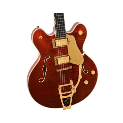 Gretsch Broadkaster LX Figured Center Block Electric Guitar (Bourbon Stain) image 3