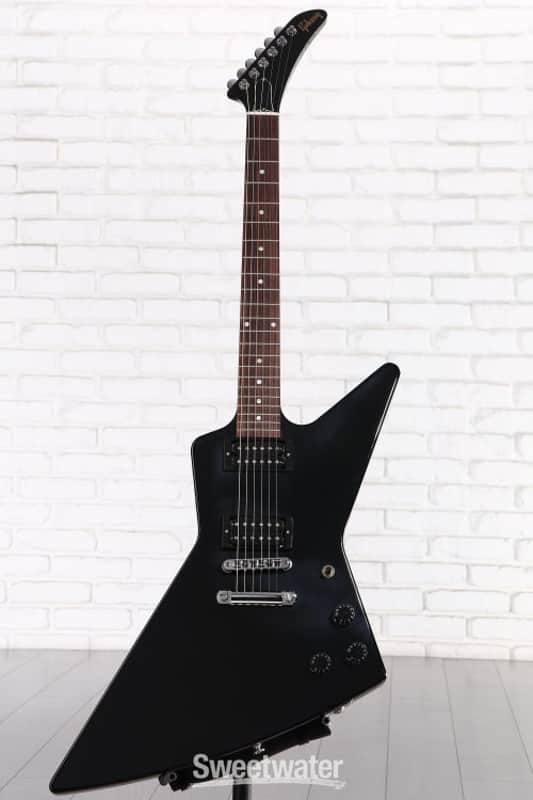 Gibson 80s Explorer Solidbody Electric Guitar - Ebony (Expl80Ebd1)