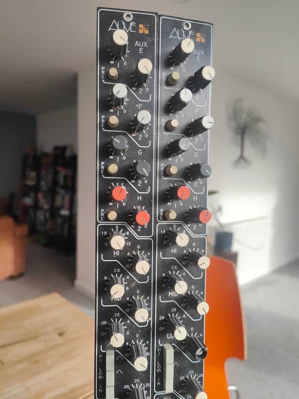 Harrison Audio Alive console strip PAIR 1970's 1970's - Black image 1