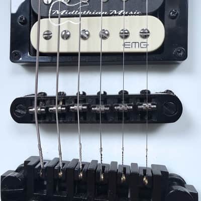 ESP - LTD - Eclipse EC-256 - 6-String Electric Guitar - Snow White w/Mods USED image 12
