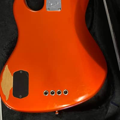 Fender Jazz Bass Deluxe 2005 - Candy Tangerine image 10