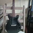 Gibson Les Paul Junior Tribute DC with Side-Mounted Input Jack 2019 - 2020 - Worn Ebony