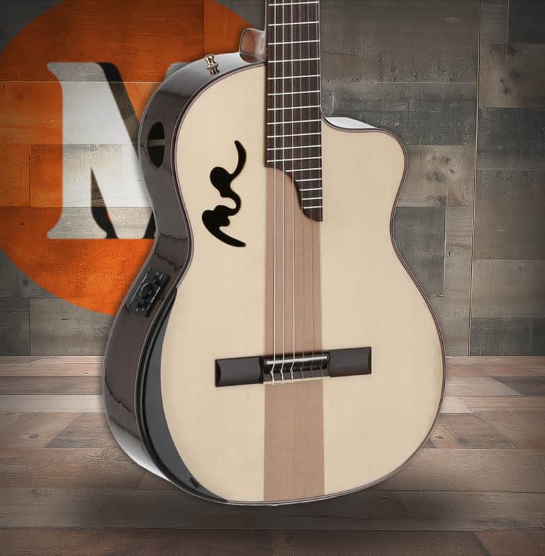 Manuel Rodriguez Cortado Aged Eucalyptus 4/4 Gloss E-Acoustic Cutaway (501464) image 1