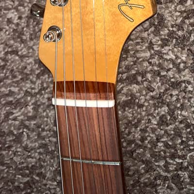 2020 Fender Vintera '60s Stratocaster   with Pau Ferro   Fretboard electric guitar Ice Blue Metallic image 2