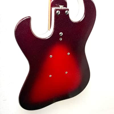 Silvertone 1457 Amp in Case w/ Footswitch 1960's - Sparkle Burst image 6