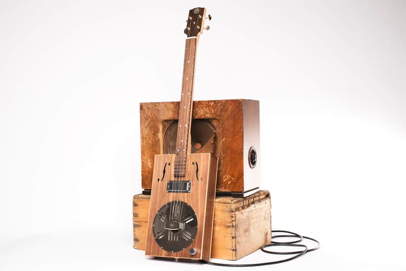Drummond & Hammett Resophonic 2016 Cigar Box Guitar image 1