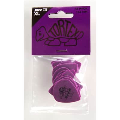 Immagine Dunlop 498P1.14 TORTEX JAZZ III XL. 1.14MM - 1