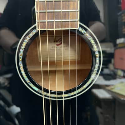 Used Breedlove Atlas Revival Series D/SMe BLK Acoustic Electric Guitar with Original Hardshell Case Made in Korea Black image 9