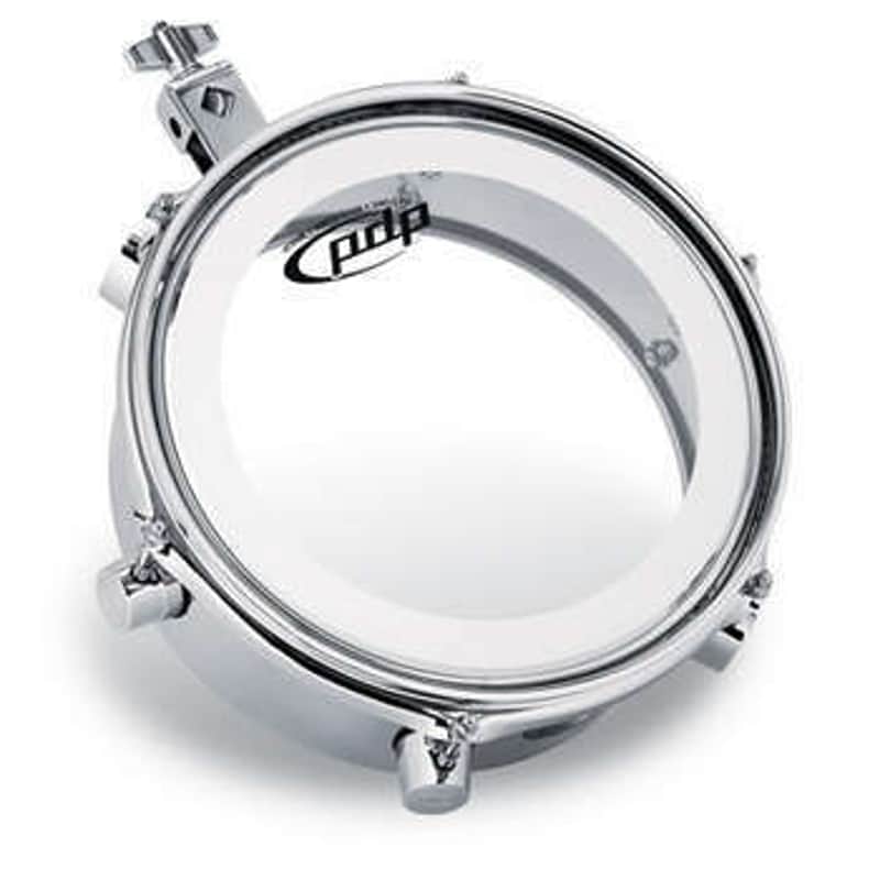 PDP PDMT410 Mini Chrome Plated Steel 4x10 Timbale image 1
