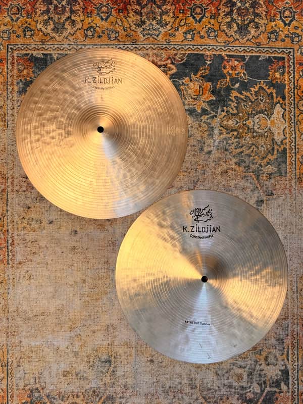 Zildjian K CONSTANTINOPLE 14” Hihats THINNER AT ONLY 874 1129 g INCREDIBLE! Dark Responsive! Don’t PAY $800! image 1