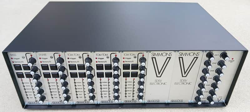 Simmons SDSV w/Tubbutec uniPulse Midi - Analog Drum Synthesizer - Pro-serviced w/Restoration image 1