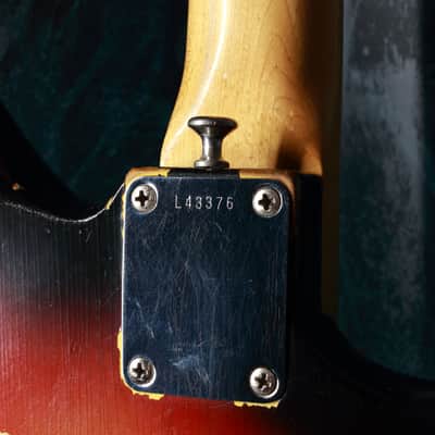 Fender Jaguar Left Handed Sunburst 1963 image 13