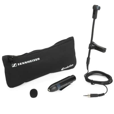 Liquid Audio Sennheiser 908 B Condenser Gooseneck Clip-on Microphone Bundle w/Pig Hog PHM10 8mm Mic Cable Polishing Cloth image 3