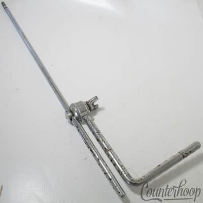*Premier Cymbal L-Arm Ratchet Vintage 60s Chrome 3/8" Elite UK Bass Drum Mount* image 1