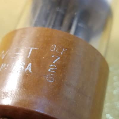 Sylvania Perfect 0% Matched Pair (2) JAN-CHS-6SN7WGT WGTA tNOS AT1000 TESTED Balanced! PI Vacuum Tubes 3-hole Bad Boy rugged military dual triode 1951-1957 image 15