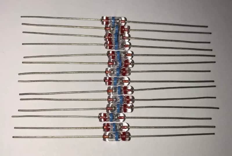 Lot of 10 NOS D9E Russian Germanium Diodes for Klone Pedals Free Shipping! image 1