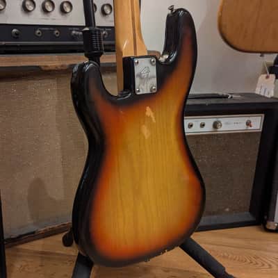 Fender Precision Bass with Maple Fretboard 1977 - Sunburst image 13