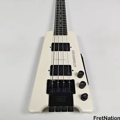 Steinberger XL-2 White Headless 1985 4-String Bass - 8.72lbs #3554 image 4