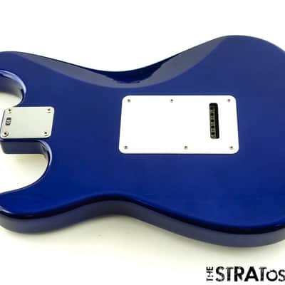 USED 1999 Fender MIM Standard Strat BODY & HARDWARE Guitar Cobalt Blue image 2