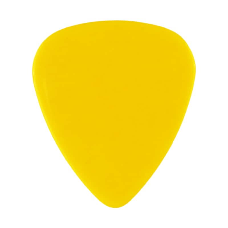 Celluloid Yellow Guitar Or Bass Pick - 0.71 mm Medium Gauge - 351 Shape - 3 Pack New image 1