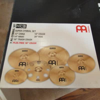 Meinl HCS seven piece super cymbal set in original box never used! image 10