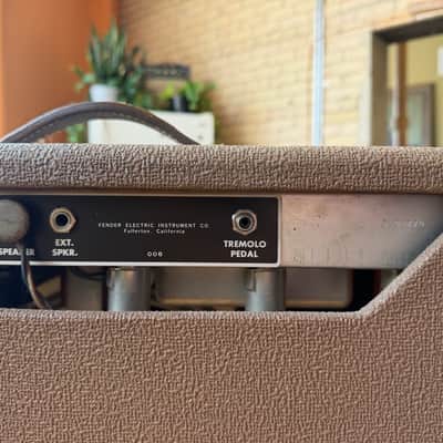 Fender Deluxe 6G3 Brownface 20-Watt 1x12" Guitar Combo 1961 - 1963 - Brown image 7