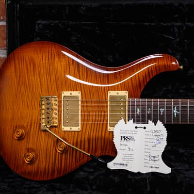 PRS 20th Anniversary Custom 22 Flame Maple Top Violin Amber Sunburst 2005 w/ OHSC image 11
