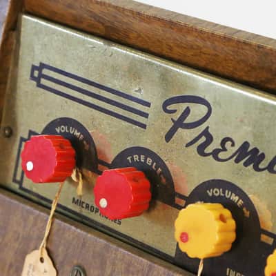 1956 Premier Model 76 Guitar Amplifier - 100% All Original, Nice Example, Sounds Great! image 3